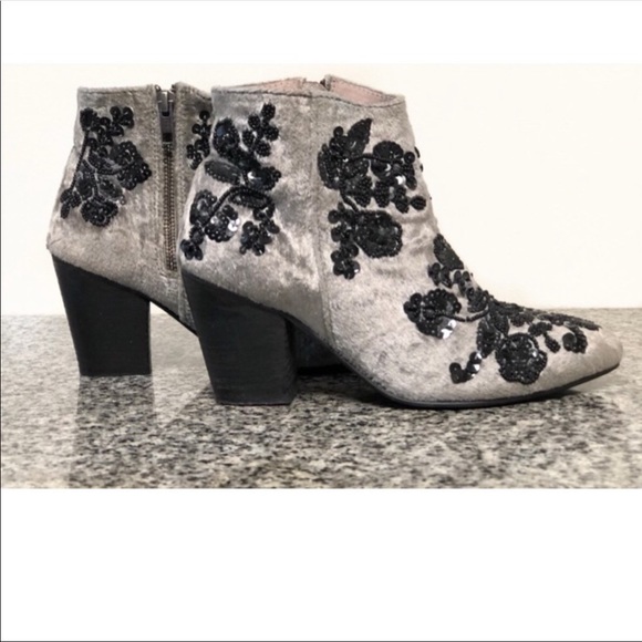 Free People Bead&Sequin Embroidered Booties - Picture 2 of 8